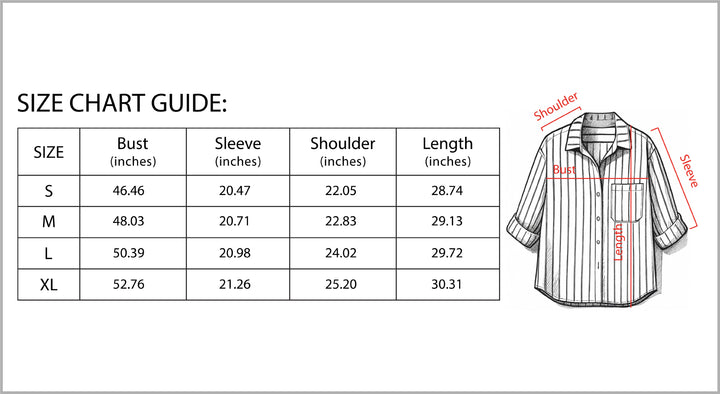 Autumn Loose Striped Commuter Shirt