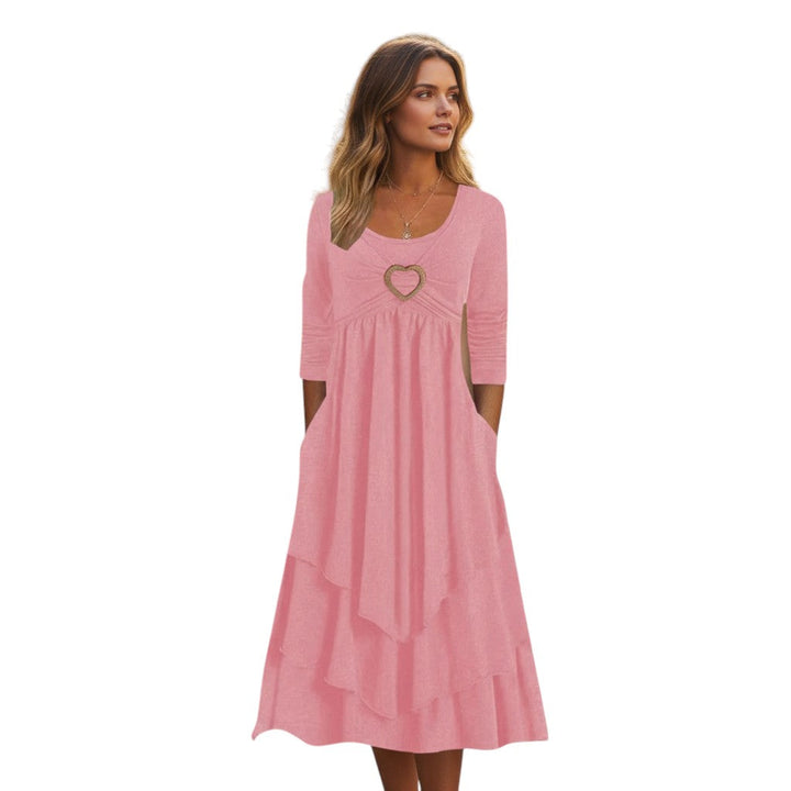 Bon Voyage Vintage - Autumn Maxi Dress for Women-Bon Voyage Vintage