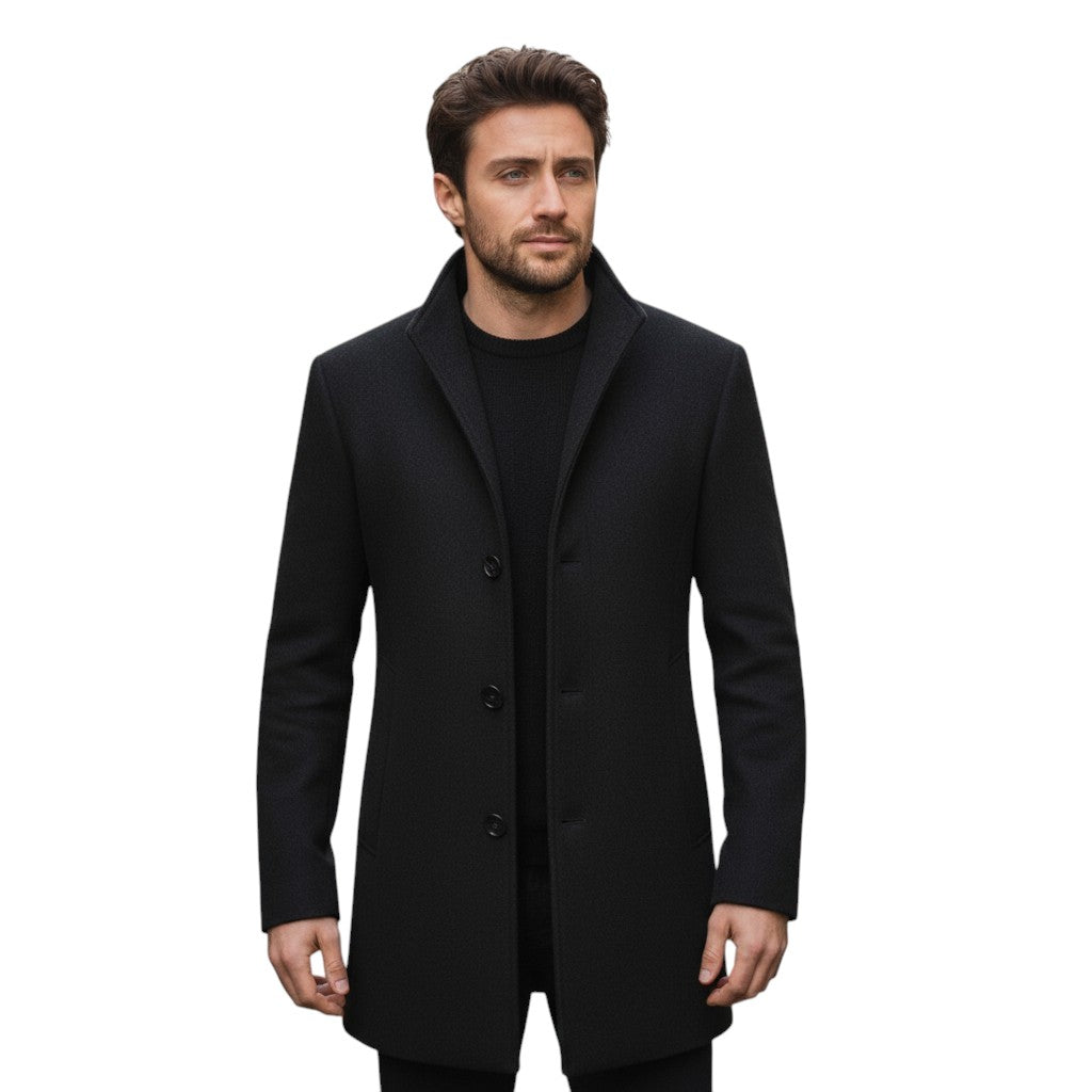 Bon Voyage Vintage - Long Tailored Men’s Coat-Bon Voyage Vintage
