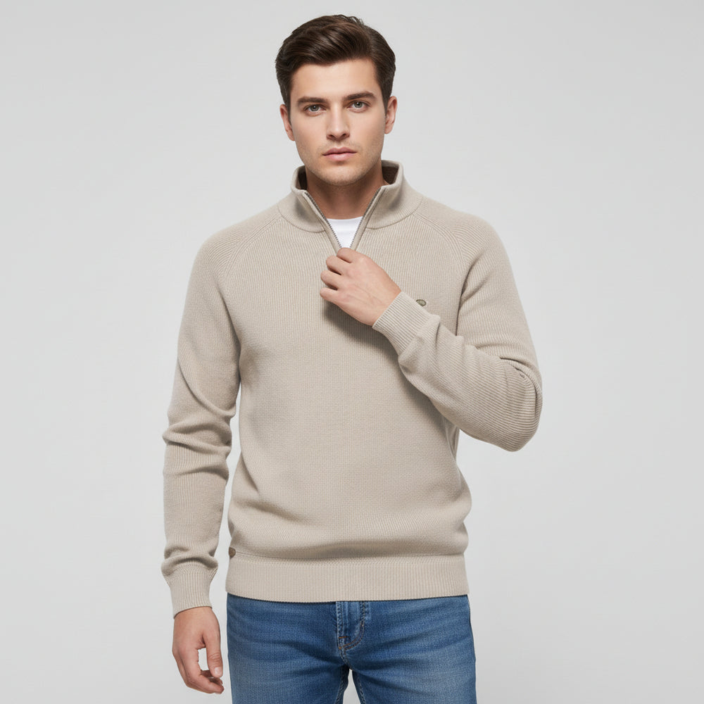 Bon Voyage Vintage - Men’s Half-Zip Fall Cardigan-Bon Voyage Vintage