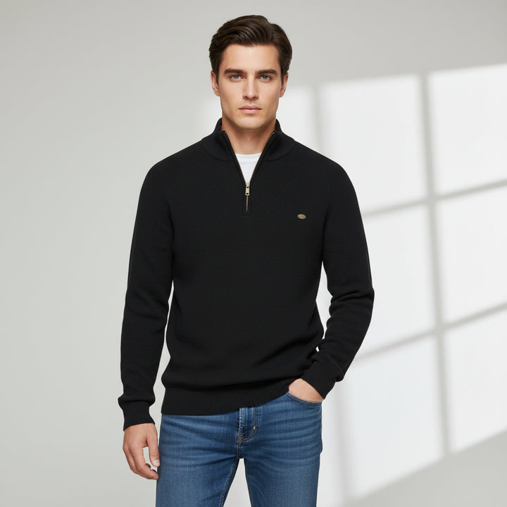 Bon Voyage Vintage - Men’s Half-Zip Fall Cardigan-Bon Voyage Vintage