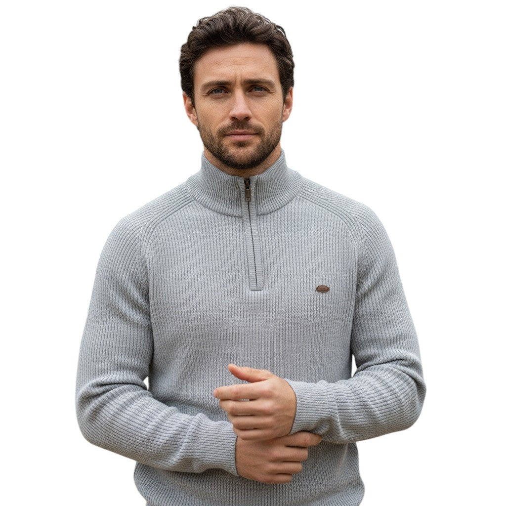 Bon Voyage Vintage - Men’s Half-Zip Fall Cardigan-Bon Voyage Vintage