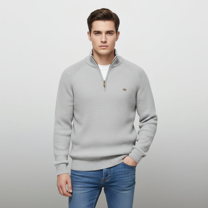 Bon Voyage Vintage - Men’s Half-Zip Fall Cardigan-Bon Voyage Vintage