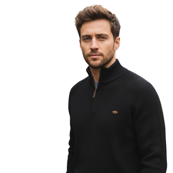 Bon Voyage Vintage - Men’s Half-Zip Fall Cardigan-Bon Voyage Vintage