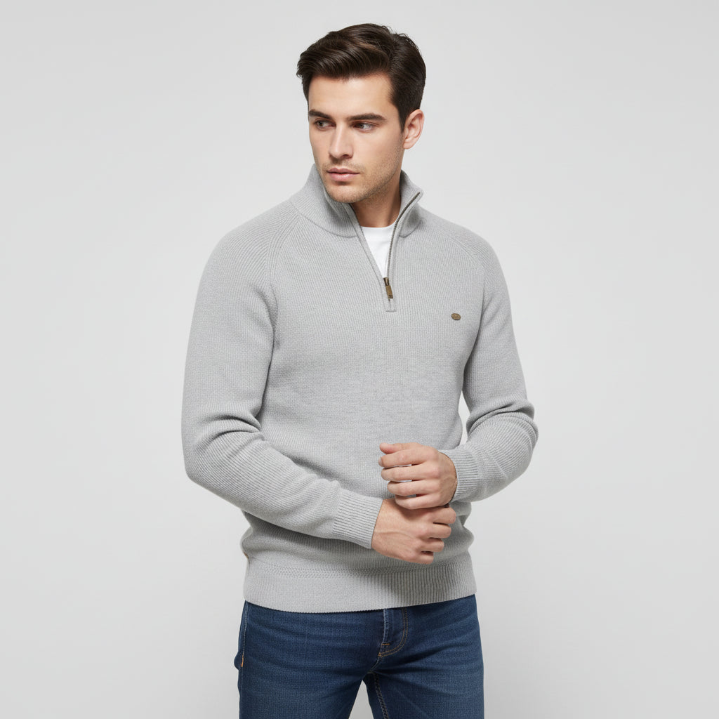 Bon Voyage Vintage - Men’s Half-Zip Fall Cardigan-Bon Voyage Vintage