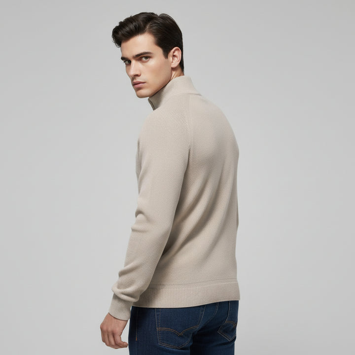 Bon Voyage Vintage - Men’s Half-Zip Fall Cardigan-Bon Voyage Vintage