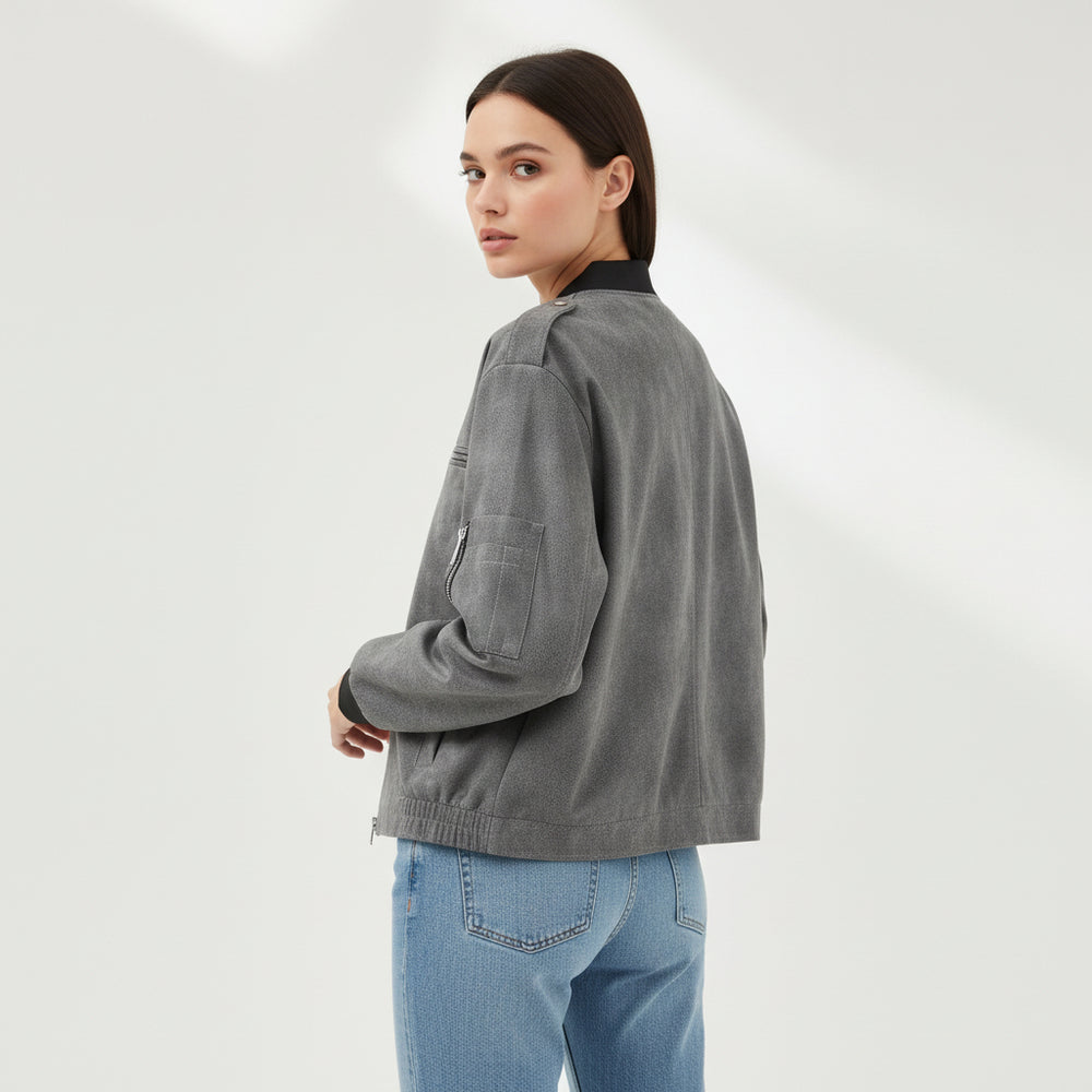 Bon Voyage Vintage – Trendy Casual Jacket for Women-Bon Voyage Vintage