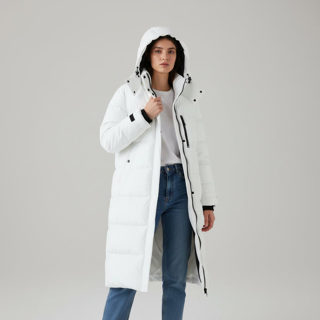 Bon Voyage Vintage - Trendy Long Coat for Women-Bon Voyage Vintage