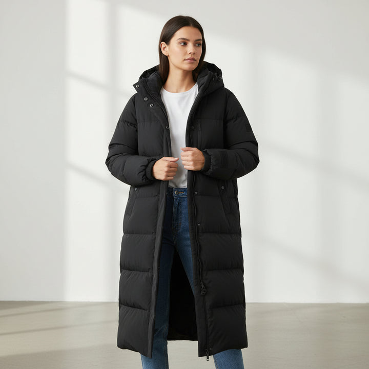 Bon Voyage Vintage - Trendy Long Coat for Women-Bon Voyage Vintage