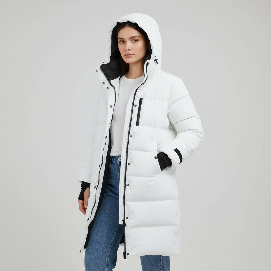 Bon Voyage Vintage - Trendy Long Coat for Women-Bon Voyage Vintage
