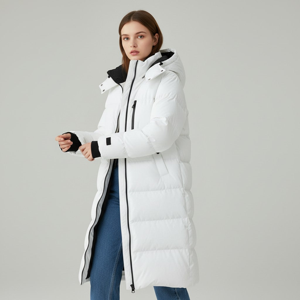 Bon Voyage Vintage - Trendy Long Coat for Women-Bon Voyage Vintage