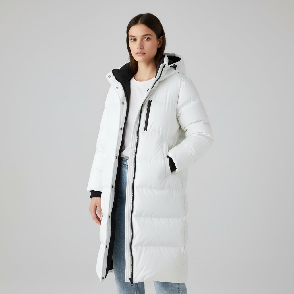 Bon Voyage Vintage - Trendy Long Coat for Women-Bon Voyage Vintage