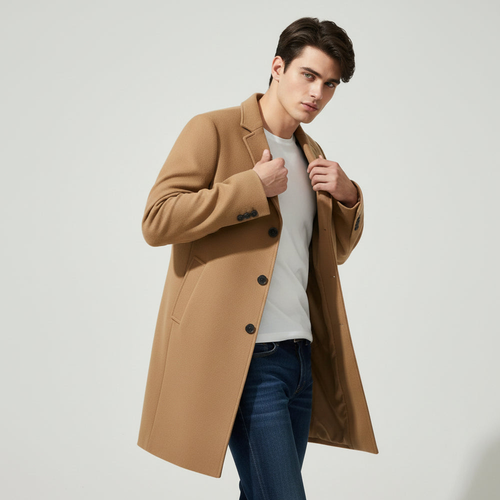 Bon Voyage Vintage - Warm Winter Coat for Men-Bon Voyage Vintage