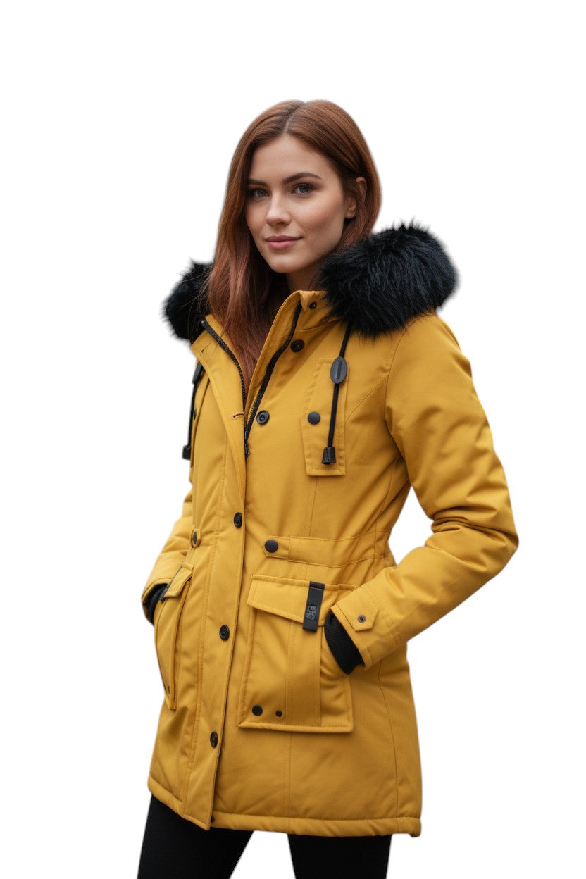 Bon Voyage Vintage - Warm Winter Coat for Women-Bon Voyage Vintage