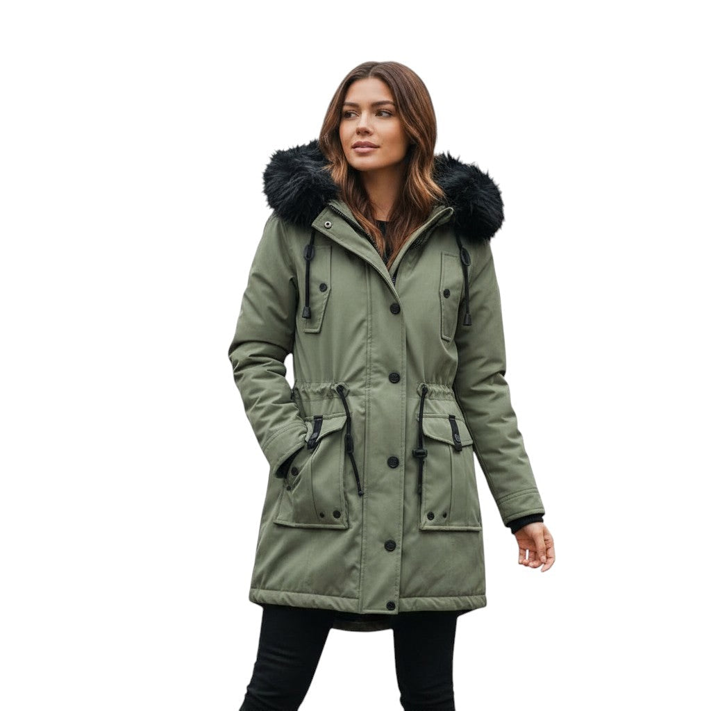 Bon Voyage Vintage - Warm Winter Coat for Women-Bon Voyage Vintage