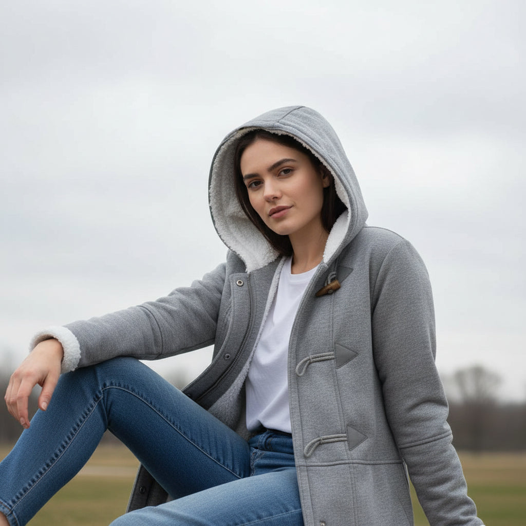 Bon Voyage Vintage - Women's Hooded Coat-Bon Voyage Vintage