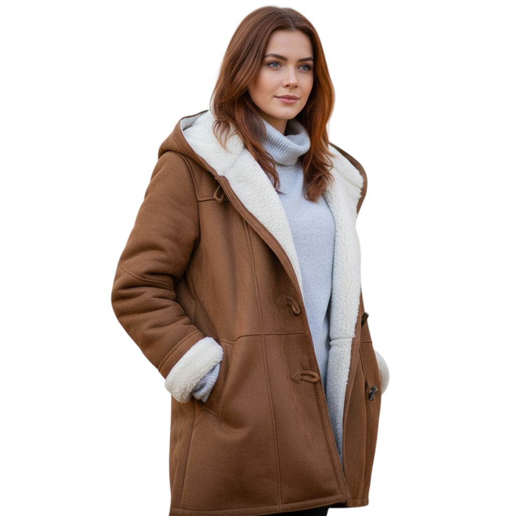 Bon Voyage Vintage - Women's Hooded Coat-Bon Voyage Vintage