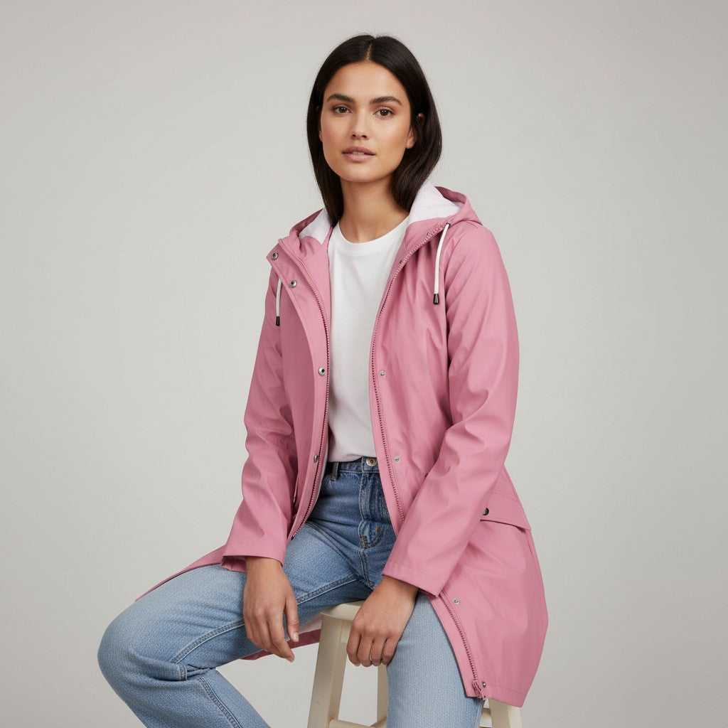 Bon Voyage Vintage Women’s Lightweight Autumn Raincoat-Bon Voyage Vintage