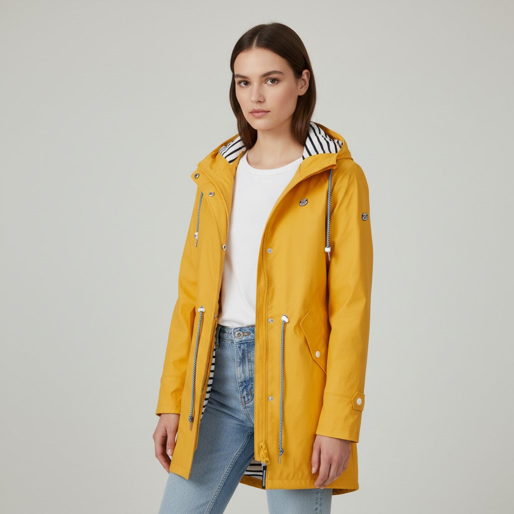 Bon Voyage Vintage Women’s Waterproof Raincoat-Bon Voyage Vintage