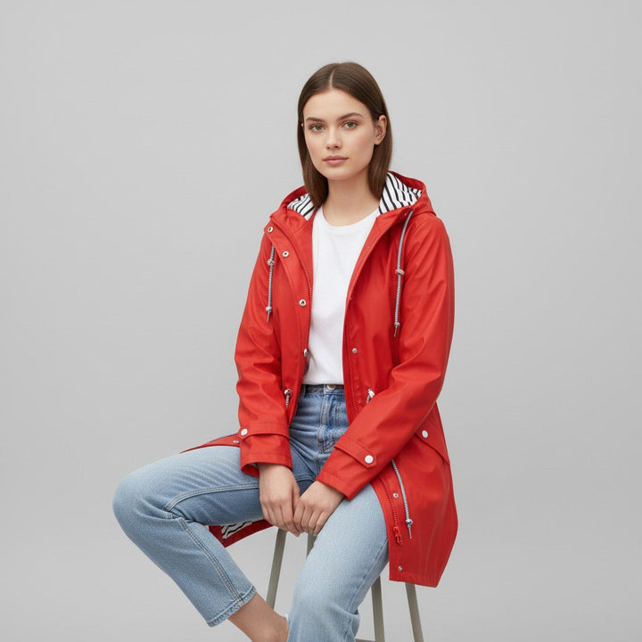 Bon Voyage Vintage Women’s Waterproof Raincoat-Bon Voyage Vintage