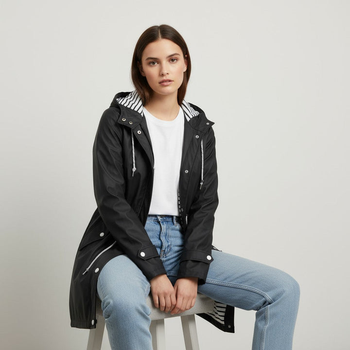 Bon Voyage Vintage Women’s Waterproof Raincoat-Bon Voyage Vintage