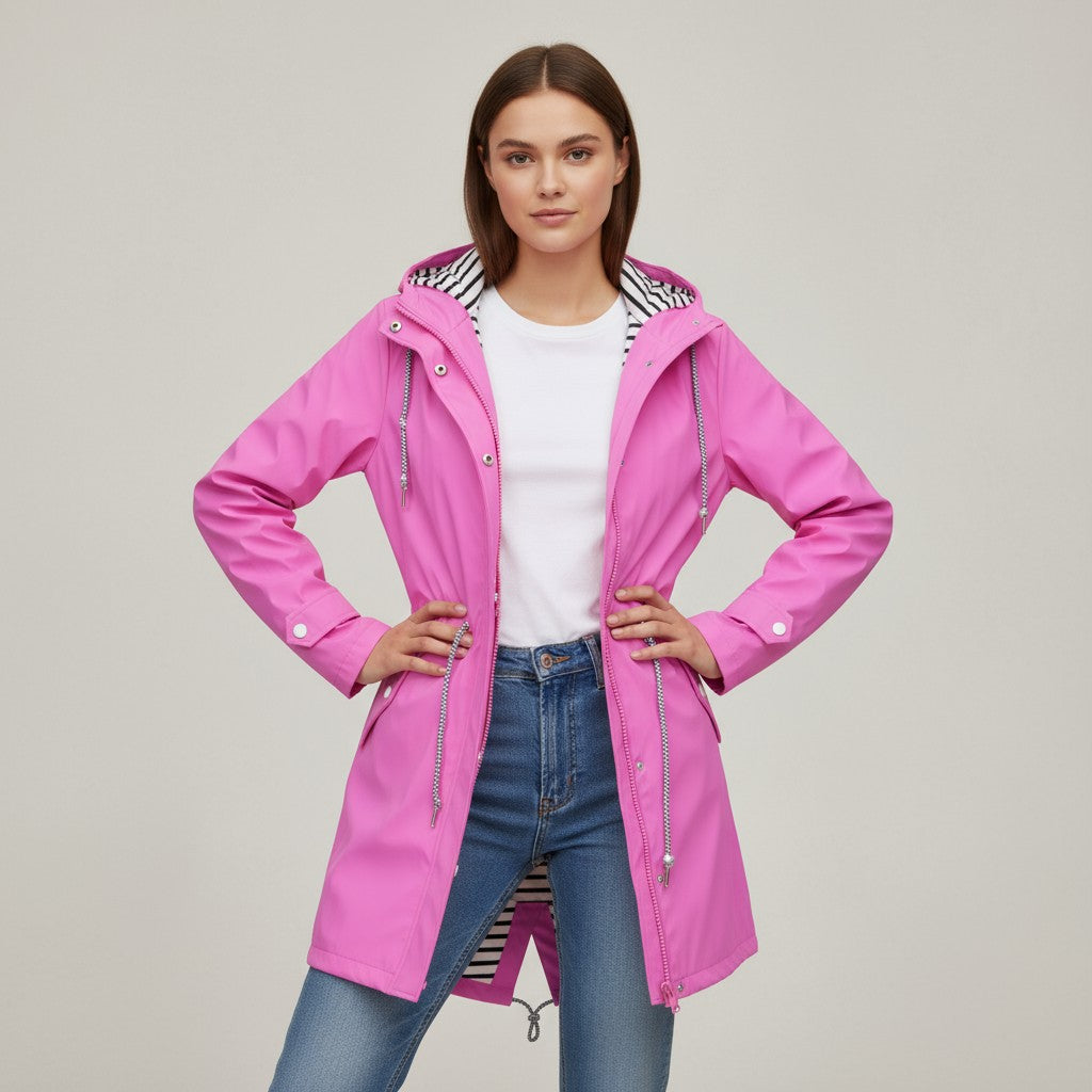 Bon Voyage Vintage Women’s Waterproof Raincoat-Bon Voyage Vintage