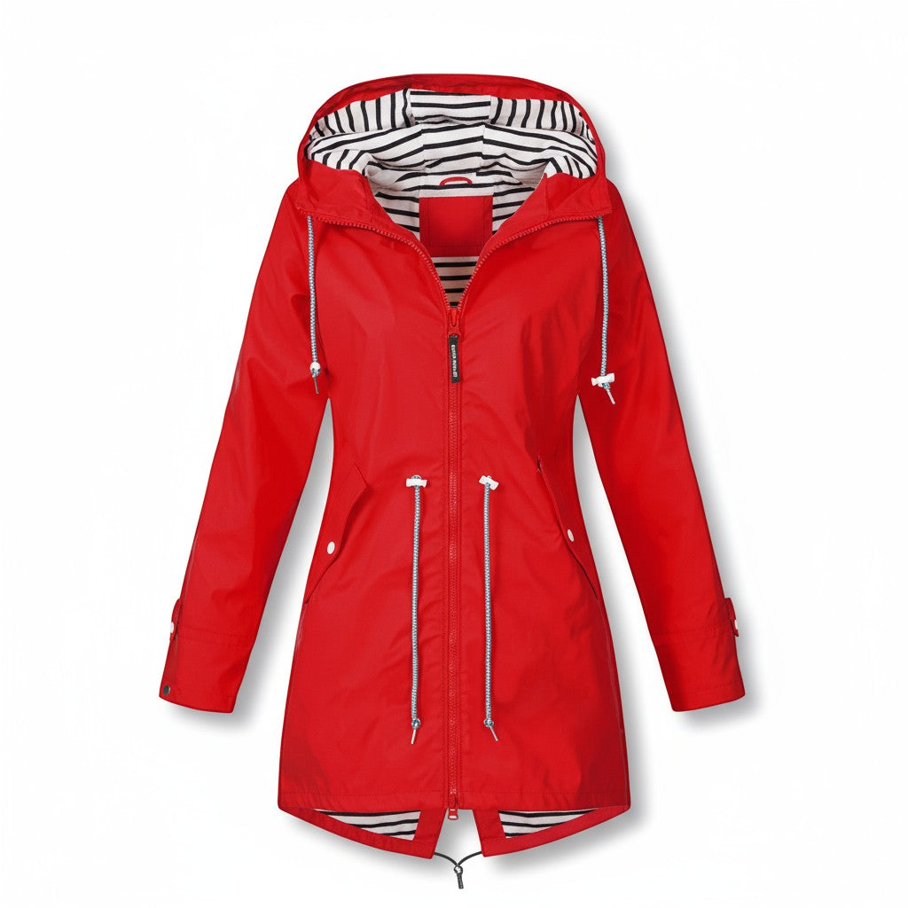 Bon Voyage Vintage Women’s Waterproof Raincoat-Bon Voyage Vintage