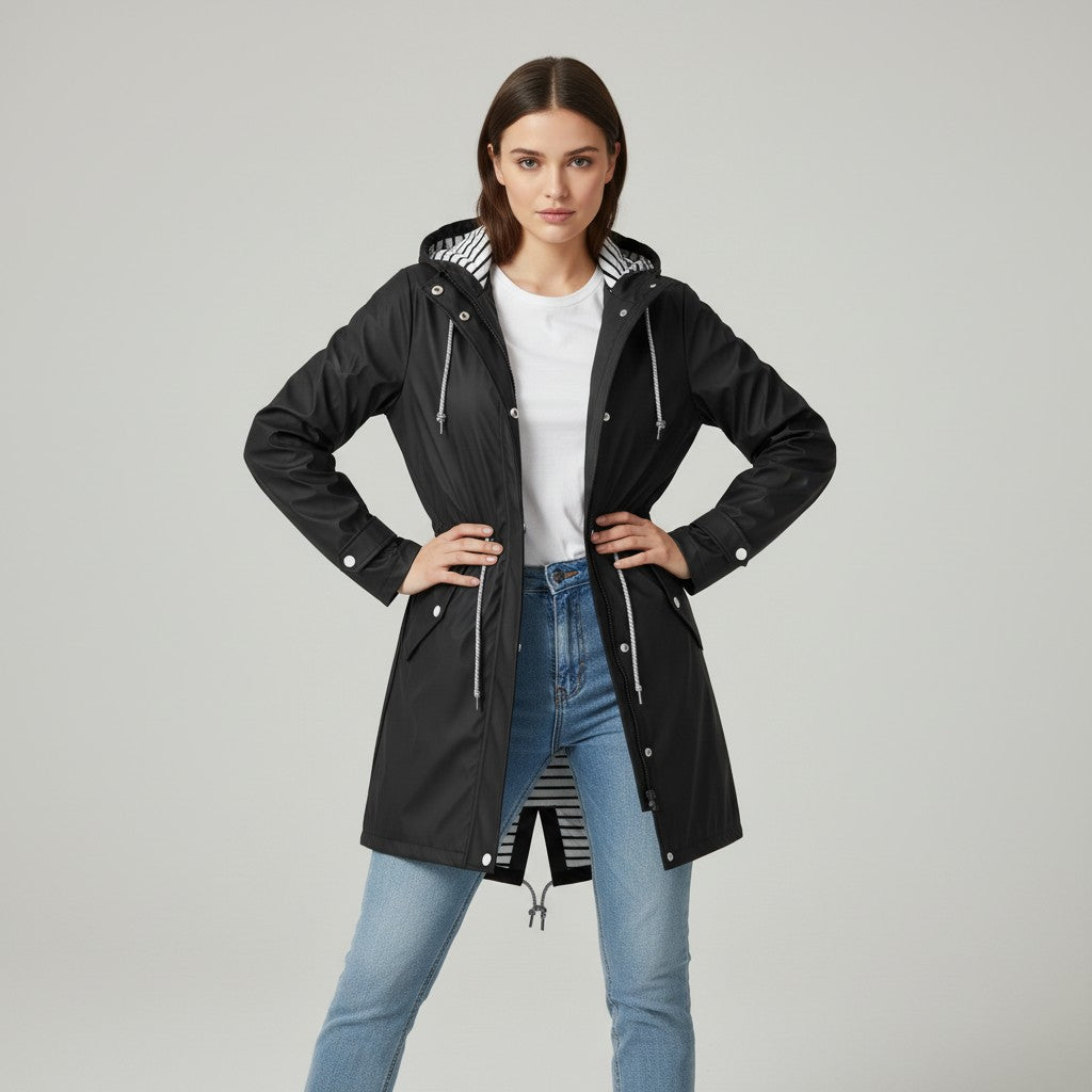 Bon Voyage Vintage Women’s Waterproof Raincoat-Bon Voyage Vintage