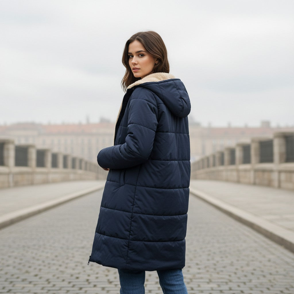 Bon Voyage Vintage Women's Winter Puffer Coat-Bon Voyage Vintage