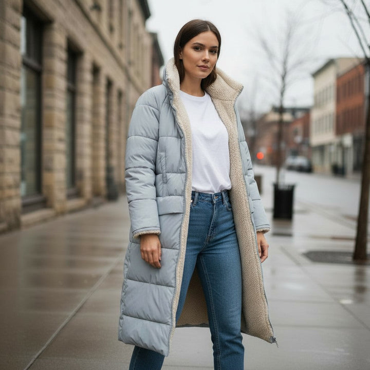 Bon Voyage Vintage Women's Winter Puffer Coat-Bon Voyage Vintage