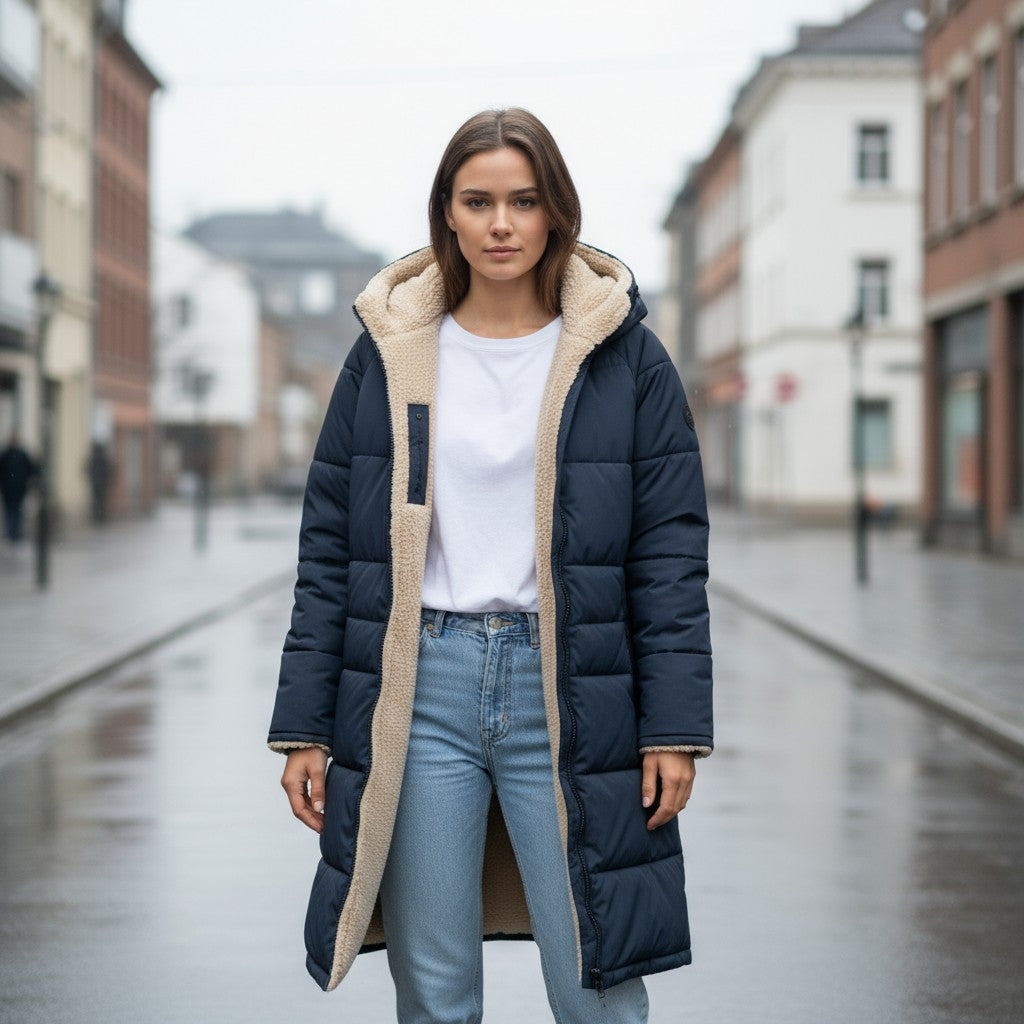 Bon Voyage Vintage Women's Winter Puffer Coat-Bon Voyage Vintage