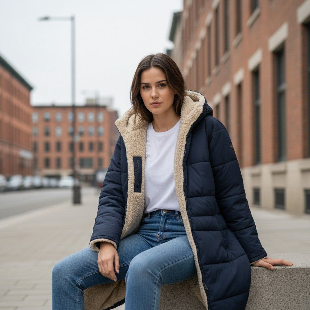 Bon Voyage Vintage Women's Winter Puffer Coat-Bon Voyage Vintage