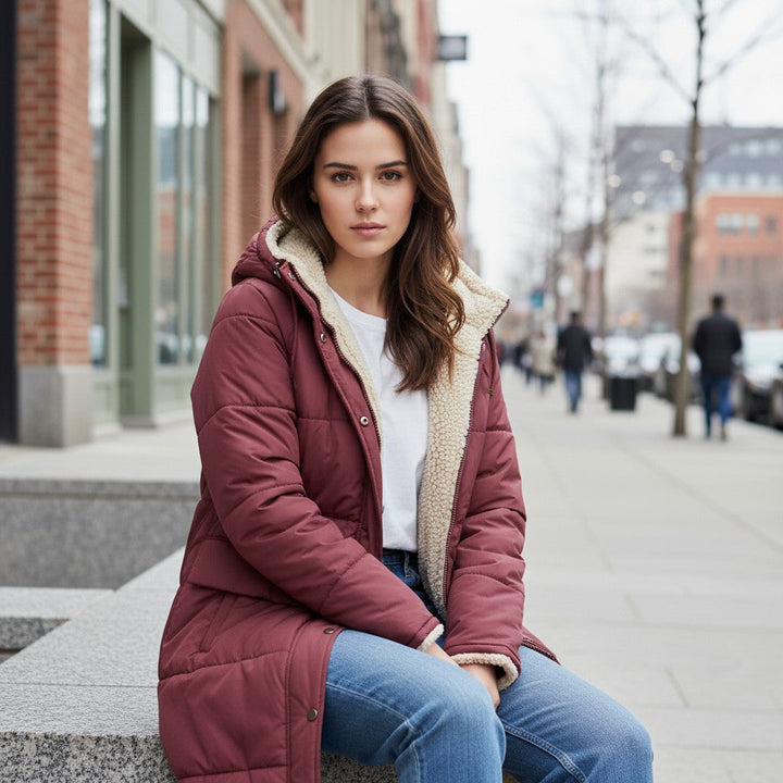 Bon Voyage Vintage Women's Winter Puffer Coat-Bon Voyage Vintage