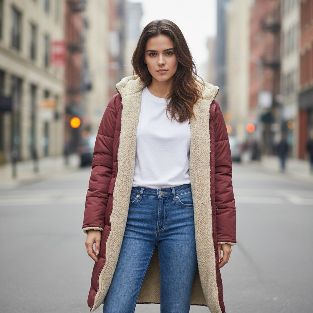 Bon Voyage Vintage Women's Winter Puffer Coat-Bon Voyage Vintage