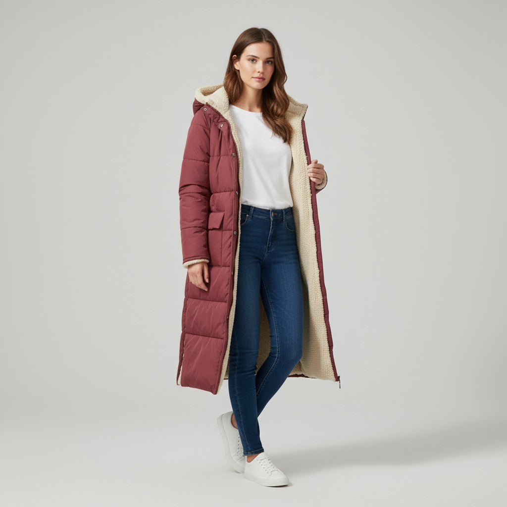 Bon Voyage Vintage Women's Winter Puffer Coat-Bon Voyage Vintage