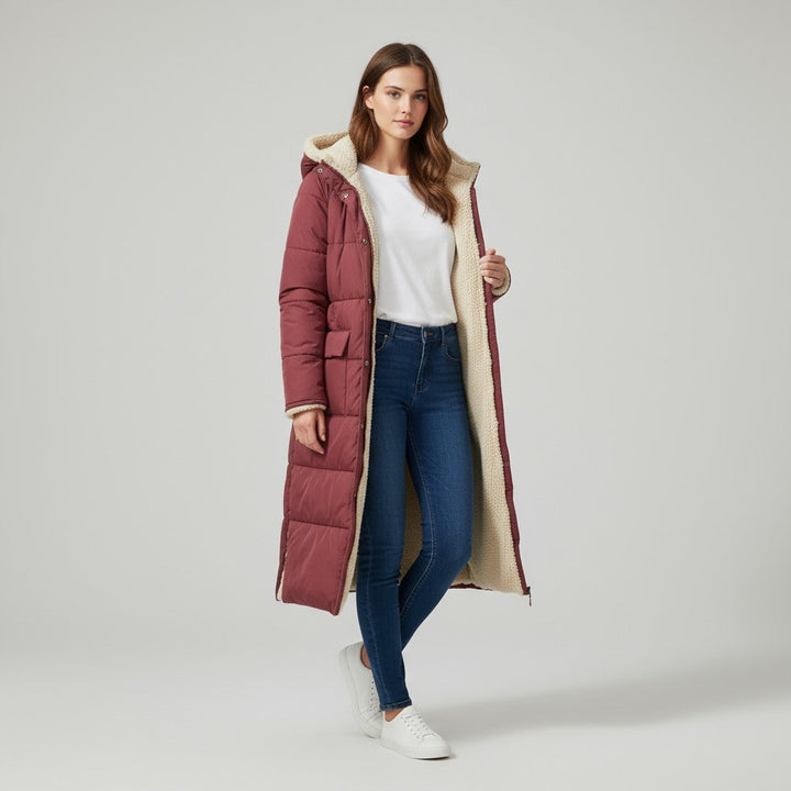 Bon Voyage Vintage Women's Winter Puffer Coat-Bon Voyage Vintage