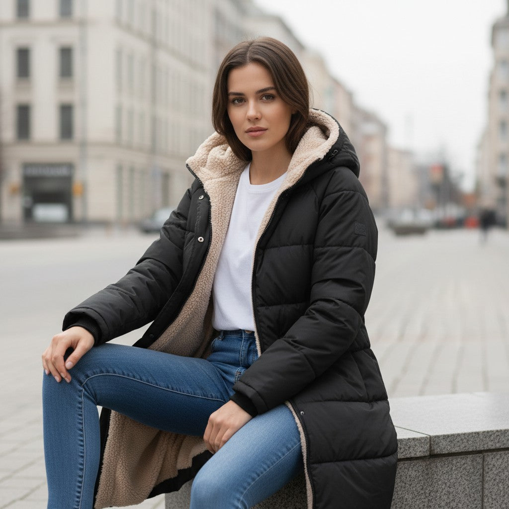 Bon Voyage Vintage Women's Winter Puffer Coat-Bon Voyage Vintage