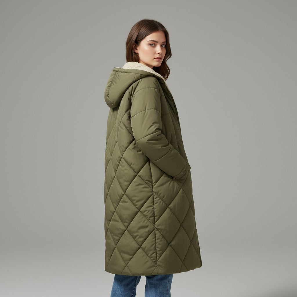 Bon Voyage Vintage Women's Winter Puffer Coat-Bon Voyage Vintage