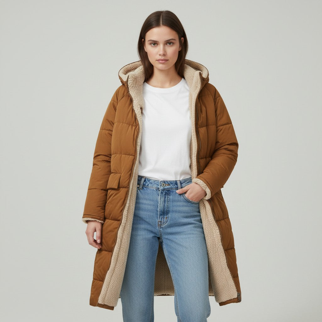Bon Voyage Vintage Women's Winter Puffer Coat-Bon Voyage Vintage