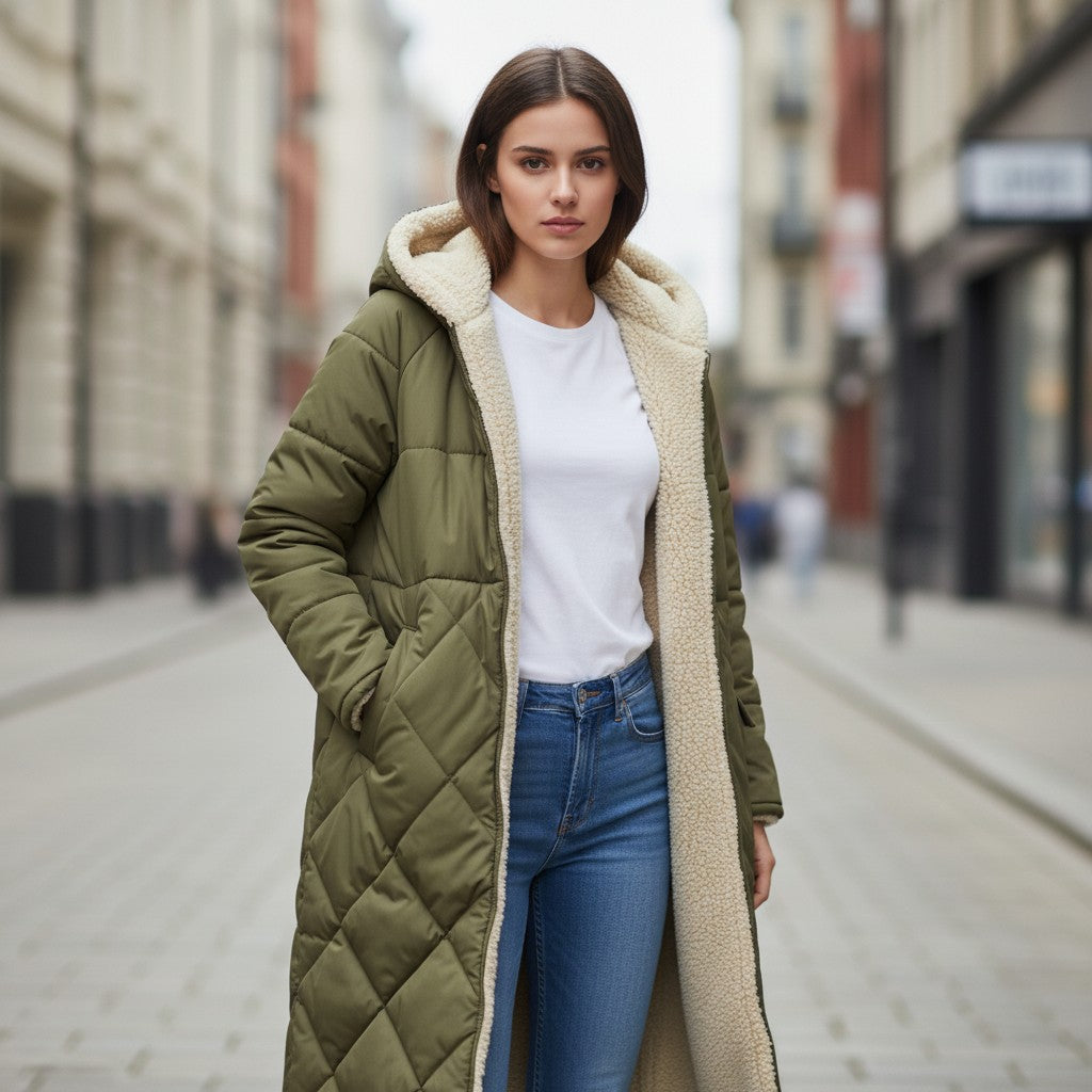 Bon Voyage Vintage Women's Winter Puffer Coat-Bon Voyage Vintage