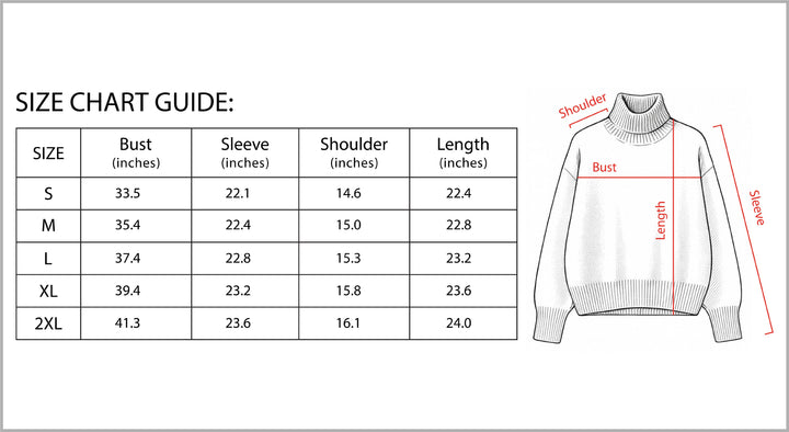 Cashmere Turtleneck Sweater Luxury Soft Winter Knit-Bon Voyage Vintage