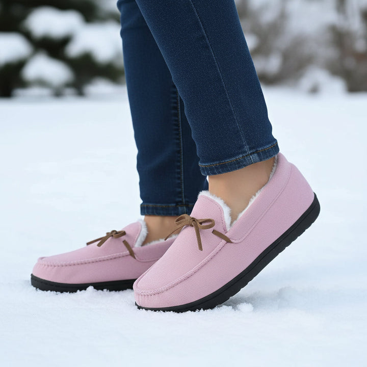 Chic Bow-Detail House Slippers-Bon Voyage Vintage