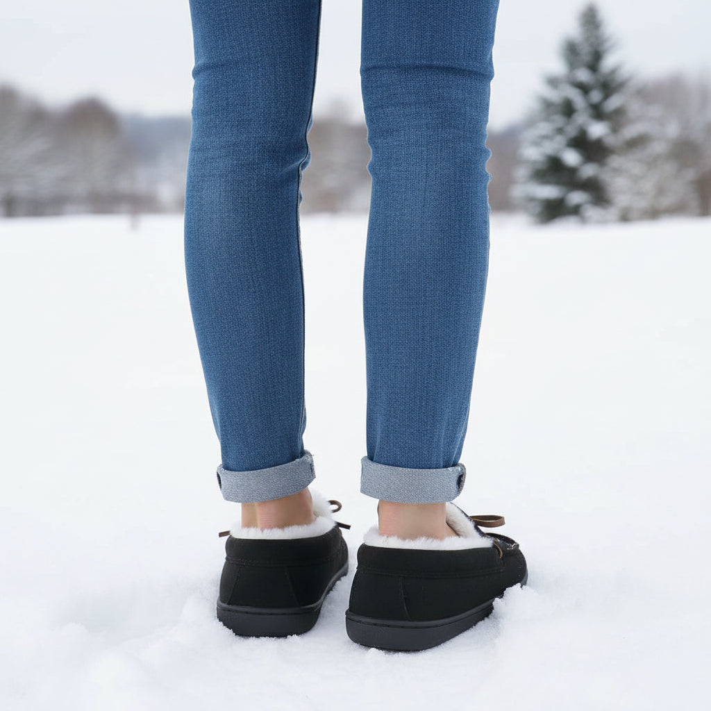 Chic Bow-Detail House Slippers-Bon Voyage Vintage