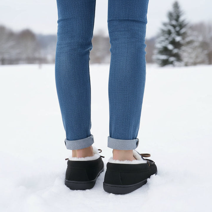 Chic Bow-Detail House Slippers-Bon Voyage Vintage