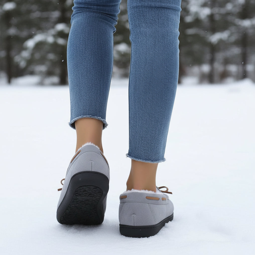 Chic Bow-Detail House Slippers-Bon Voyage Vintage