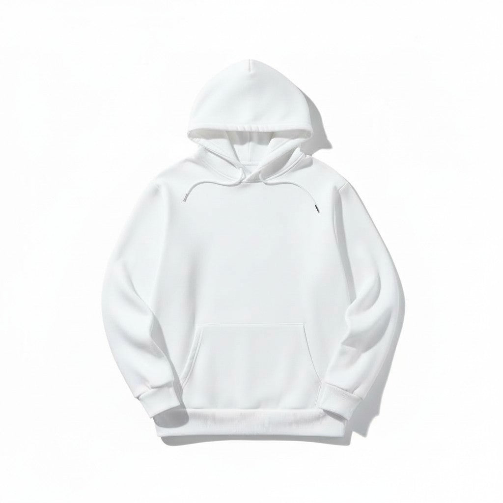 Cotton Blend Casual Hooded Sweatshirt For Men-Bon Voyage Vintage