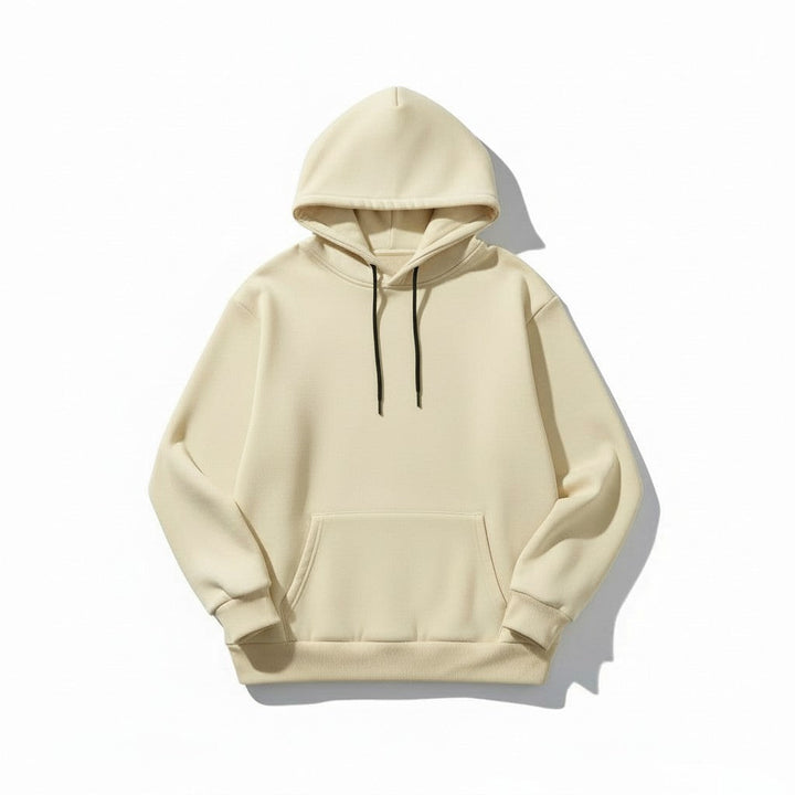 Cotton Blend Casual Hooded Sweatshirt For Men-Bon Voyage Vintage