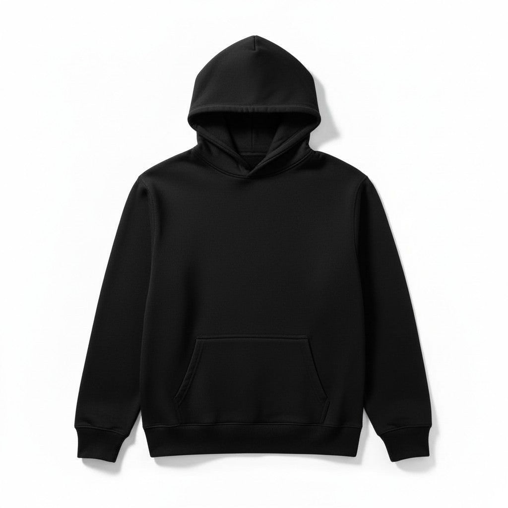 Cotton Blend Casual Hooded Sweatshirt For Men-Bon Voyage Vintage