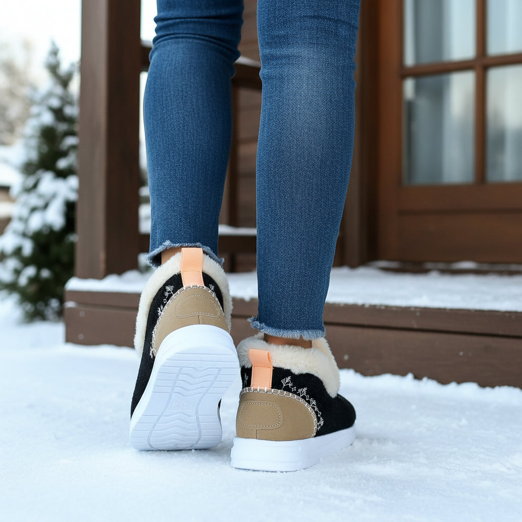 Cozy Women’s Winter Slip-On Ankle Boots-Bon Voyage Vintage