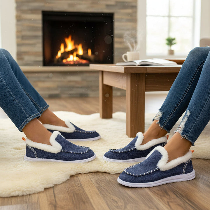 Cozy Women’s Winter Slip-On Shoes-Bon Voyage Vintage